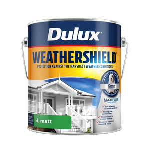 Dulux 4L Ultra Deep Matt Weathershield Exterior Paint - 4L