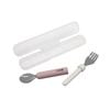 Melii Luxe Detachable Spoon & Fork Set - Pink
