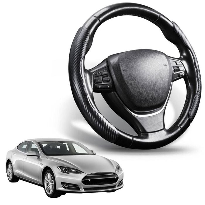 Segmented Steering Wheel Cover for Tesla Model S 2014 - 2021