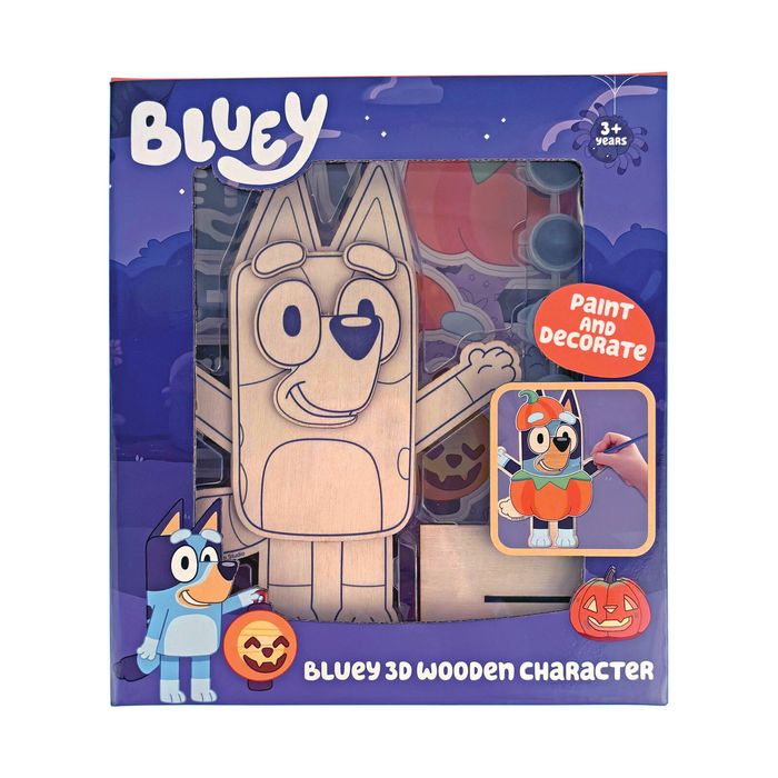 Bluey 3D Wooden Character