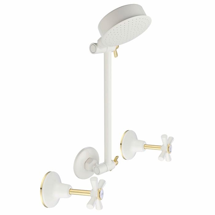 Shaw & Mason Ivory Shower Set
