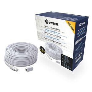 Swann 30m UL Rated CAT5e Extension Cable With Extension Adapter