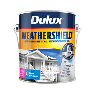 Dulux 2L Extra Bright Low Sheen Weathershield Exterior Paint