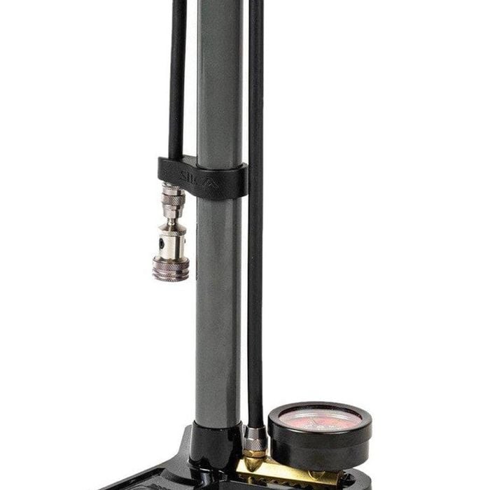 Silca Pista Plus Floor Pump Grey