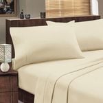 Jenny Mclean Abrazo Flannelette 175GSM Egyptian Cotton 5-piece Sheet set Split-King