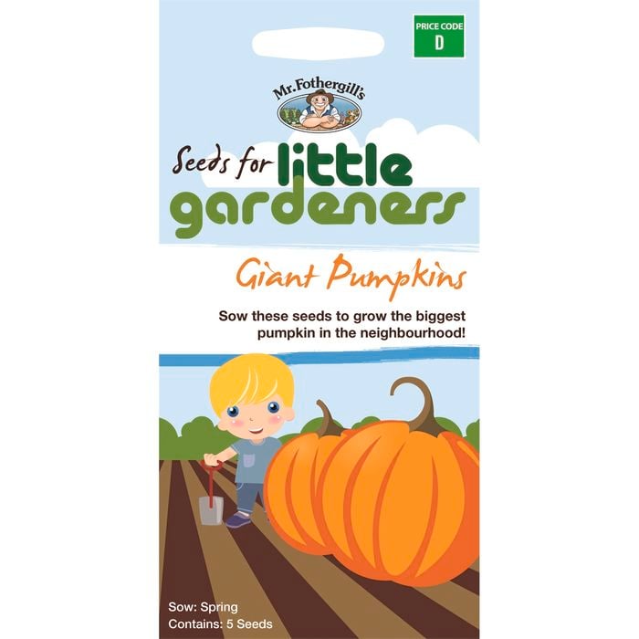 Mr Fothergill's Pumpkins Giant Little Gardeners Seeds