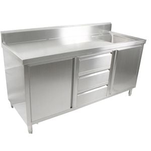 Modular Systems Cabinet With Right Sink Sc-6-1800r-h