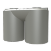 Melro Tanks 7010L Earthtone Slimline Poly Water Tank