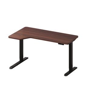 Oikiture L-shape Electric Standing Desk Single Motor 145CM