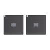 2x Appetito Silicone Square Trivet Table Protector Mat/pad 17.3cm Charcoal