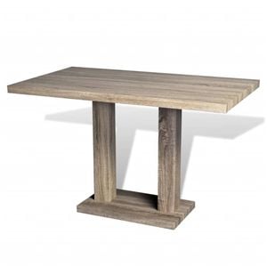 New Dining Table Kitchen Furniture Timber Oak Sticker 117x67cm Rectangle