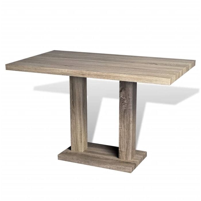 New Dining Table Kitchen Furniture Timber Oak Sticker 117x67cm Rectangle