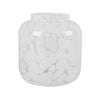 Maine & Crawford Mia Marble 18x17cm Glass Vase - White