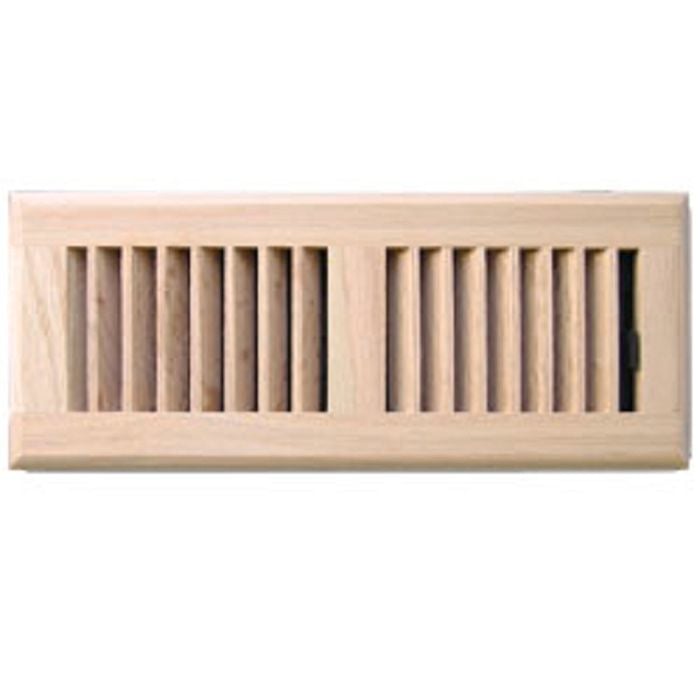 Accord 10 x 30cm Unfinished Oak Floor Register