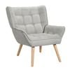 Artiss Armchair Grey Linen Fabric Cindy