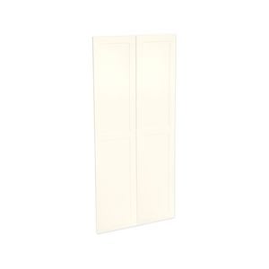 Kaboodle 900mm Antique White Alpine Pantry Doors - 2 Pack