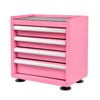 Craftright Pink 4 Drawer Mini Tool Chest
