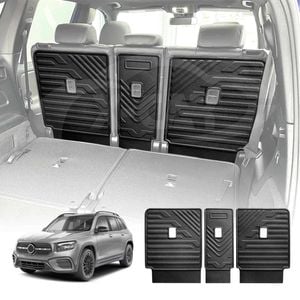 3D All Weather Back Seat Protector for Mercedes-Benz GLB Class 2020-Onwards Seats Kick Mats Cover