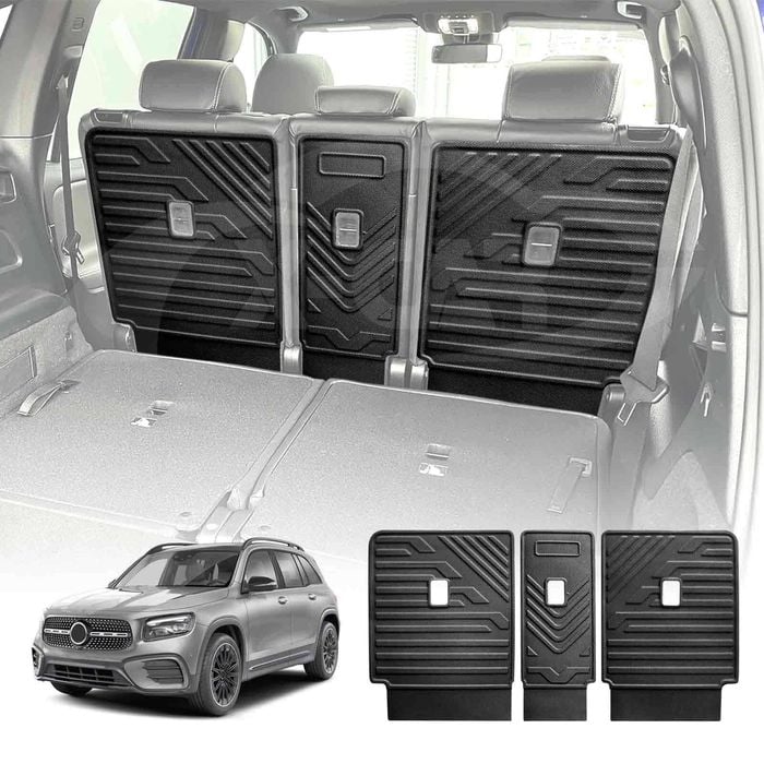 3D All Weather Back Seat Protector for Mercedes-Benz GLB Class 2020-Onwards Seats Kick Mats Cover
