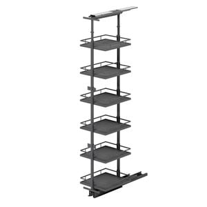 Kaboodle 450mm 6 Tier Solid Shelf Door Pullout Pantry