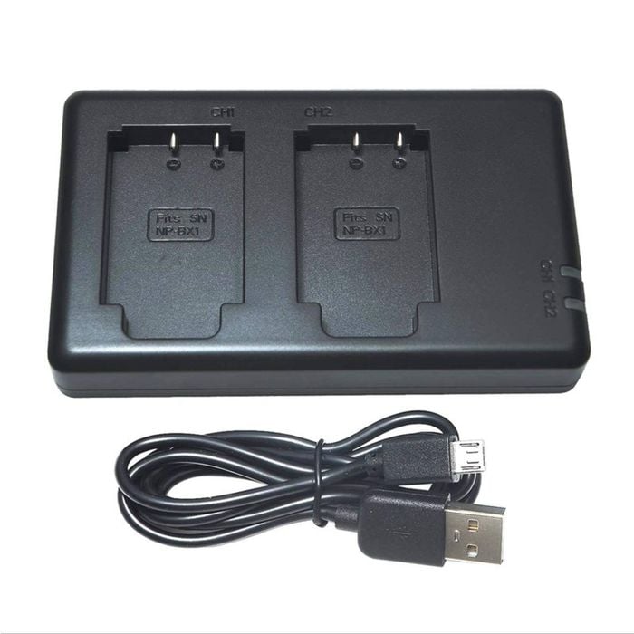 USB Battery Charger for Sony NP-BX1 DSC-WX500 HX90V HDR-AS200V HDR-PJ410 HDR-CX405 HDR-CX440 Camera