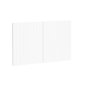 Kaboodle 900mm Macaroon V-Groove Medium Rangehood Doors - 2 Pack