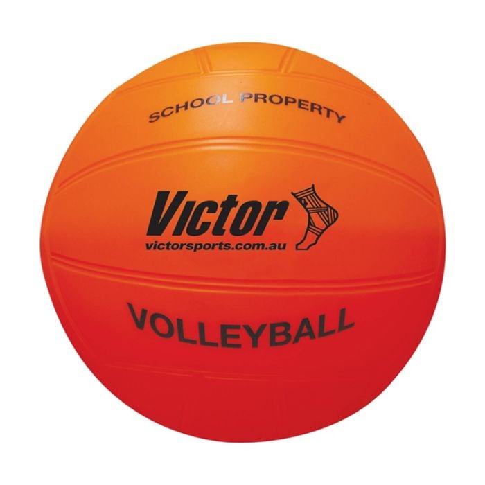 Victor Sports Vinyl School Volleyball Soft Touch Lightweight Orange