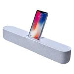 Gadget Innovations 10W Wireless Soundbar w/ Phone Holder - White