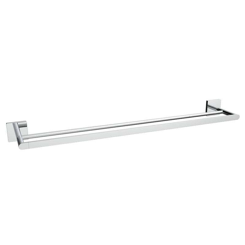 Double Towel Rail 625mm Chrome Rococo
