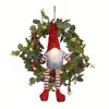 Lifebay Christmas Gnome Wreath LED Wall Hanging Decor