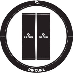 Rip Curl Logo 15'' Neoprene Car Steering Wheel Cover Seat Belt Comforts Black 38cm