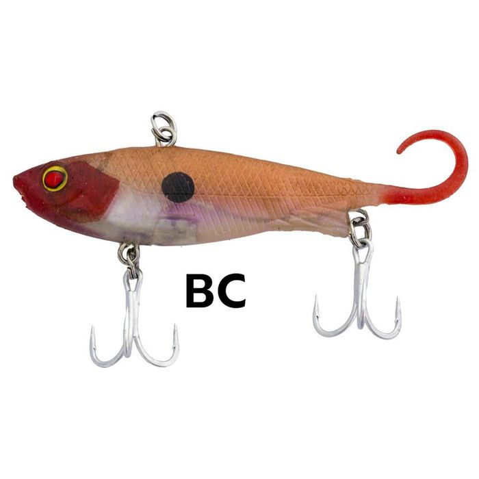 Zerek Lure Fish Trap 110mm 30g Soft Vibe Fishing Lure Bronzed Cherry/BC