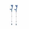 Shock Absorber Crutches With Spring Shock Absorbers, Adjustable Anatomic Design, Lightweight & Safe - Ergonomic