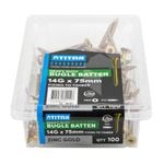 Titan 14g x 75mm Zinc Gold Timber Bugle Batten Screw - 100 Pack