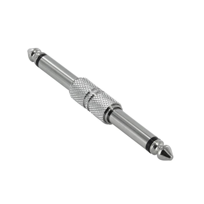 6.35mm 1/4" Mono Instrument Lead Cable Connector Plug to Join Effects Pedals