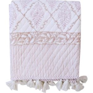 LVD Cotton Throw Blanket 130x150cm - Rasberry Cider