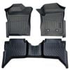 Vehiclab Ford Ranger - 2022 - 2025 - PY - DUAL CAB - 3D/5D All Weather Moulded Car Floor Mats