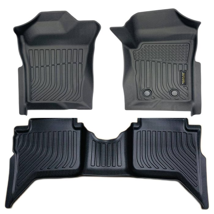 Vehiclab Ford Ranger - 2022 - 2025 - PY - DUAL CAB - 3D/5D All Weather Moulded Car Floor Mats