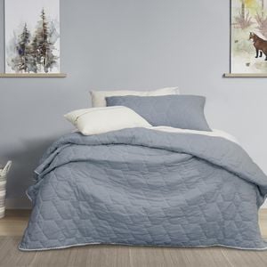 Jelly Bean Kids Bolston Single/double Bed Coverlet Set Pale Blue