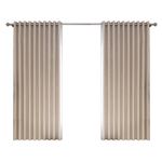 Mollers 1400 x 2500mm Natural Hyland Room Darkening Eyelet Curtain