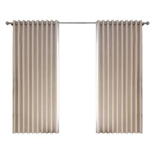 Mollers 1400 x 2500mm Natural Hyland Room Darkening Eyelet Curtain