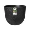 Elho 30cm Black Fuente Lily Outdoor Plant Pot
