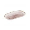 Ismay Small 26.5cm Glass Oblong Platter Dinnerware - Pink