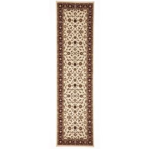 Iconic 1 Ivory Red 400X80Cm Rug