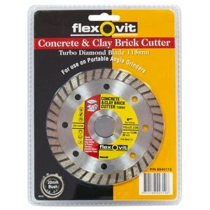 Flexovit Concrete and Clay Brick Cutter 115 x 22mm