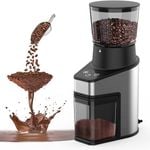 Advwin Electric Burr Coffee Bean Grinder, Automatic Grinding Machine, 18 Cup Capacity of Drip Coffee, Espresso