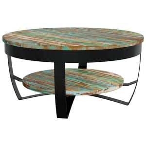 vidaXL Coffee Table Retro Living Room Side End Couch