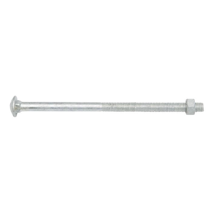 Zenith M8 x 150mm Hot Dipped Galvanised Cup Head Bolt And Nut - Each