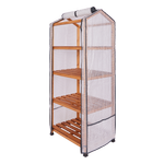 Backyard Farmer 4 Shelf Timer Greenhouse