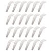 24PK Appetito Stainless Steel Reusable Bent Drinking Straws Home Kitchen